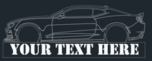 Load image into Gallery viewer, LASER CUT CAR SILHOUETTES 48" LONG