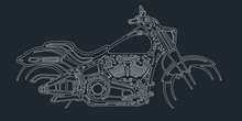 Load image into Gallery viewer, LASER CUT CAR SILHOUETTES 48" LONG