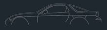 Load image into Gallery viewer, LASER CUT CAR SILHOUETTES 48" LONG