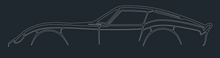 Load image into Gallery viewer, LASER CUT CAR SILHOUETTES 48" LONG