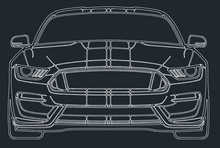 Load image into Gallery viewer, LASER CUT CAR SILHOUETTES 48" LONG