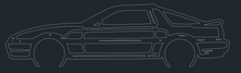 Load image into Gallery viewer, LASER CUT CAR SILHOUETTES 48" LONG